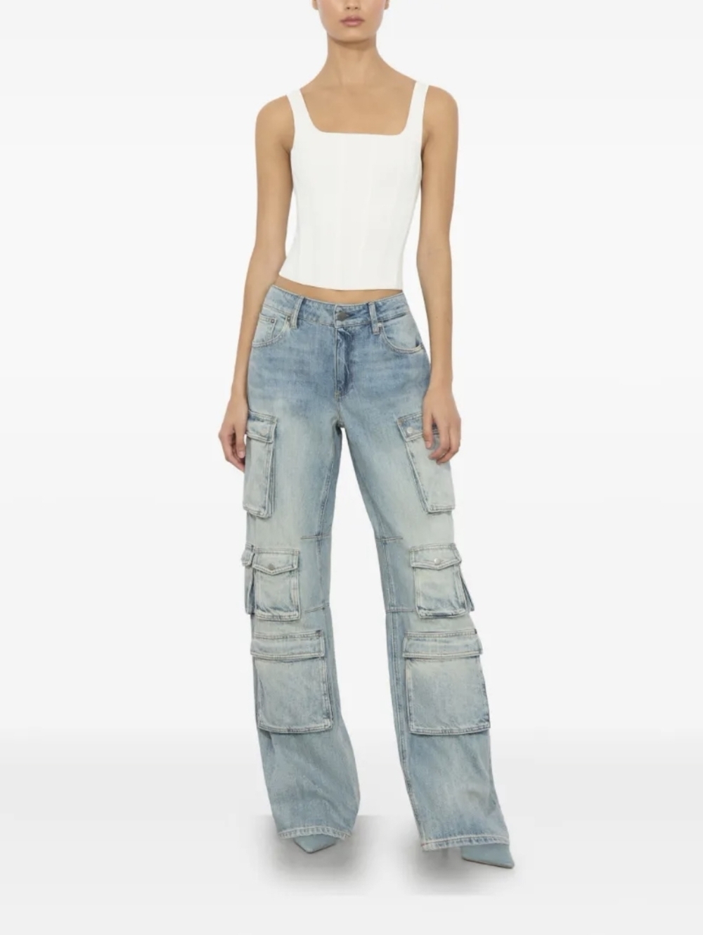 Alice + Olivia OLYMPIA CARGO JEAN